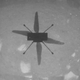 Ingenuity’s shadow on Mars, imaged by the hovering helicopter.
